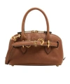 Miu Miu Aventure Nappa Leather Top-handle Bag In Brown