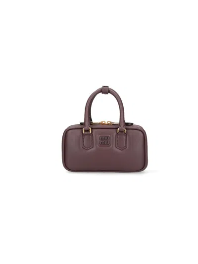 Miu Miu Mini Bag "arcadie" In Brown