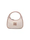 Miu Miu Mini Hobo Bag "wander" In Neutral