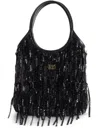 Miu Miu Mini Ivy Sequin-embellishment Tote Bag In Black