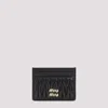 Miu Miu Mini Leather Card Case In Pattern