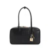 Miu Miu Zip Leather Top-handle Bag In Black