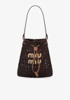 Miu Miu Mini Woven Fabric Bag