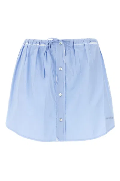 Miu Miu Mini Logo Skirt