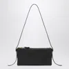 Miu Miu Adjustable Leather Handle Pouch In Black