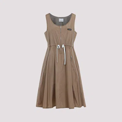 Miu Miu Mini Silk Dress