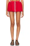 Miu Miu Mini Skirt In Red