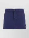 Miu Miu Mini Skirt In Blue