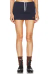 Miu Miu Mini Skirt In Blue