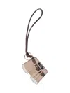 Miu Miu Lamb Leather Mini Skirt Keychain