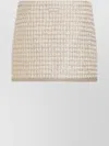 Miu Miu Sequinned Tweed Miniskirt