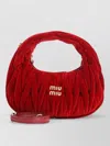 Miu Miu Mini Velvet Handbag Matelasse Handle Strap
