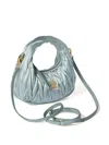 Miu Miu Mini Wander Tote Bag In Blue