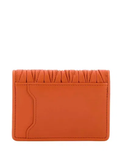 Miu Miu Minuteria Matelasse'miu In Orange