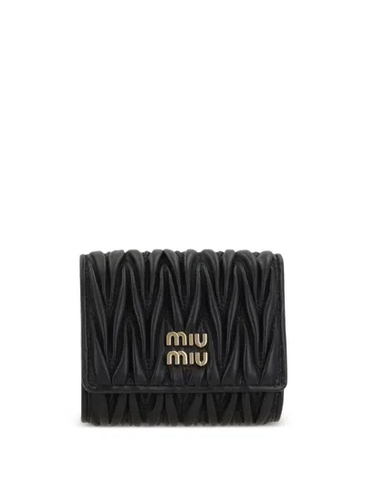 Miu Miu Minuteria Matelasse'miu In Black