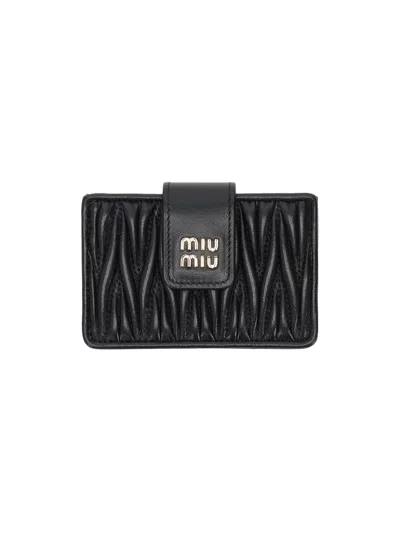 Miu Miu Minuteria Matelasse'miu In Black