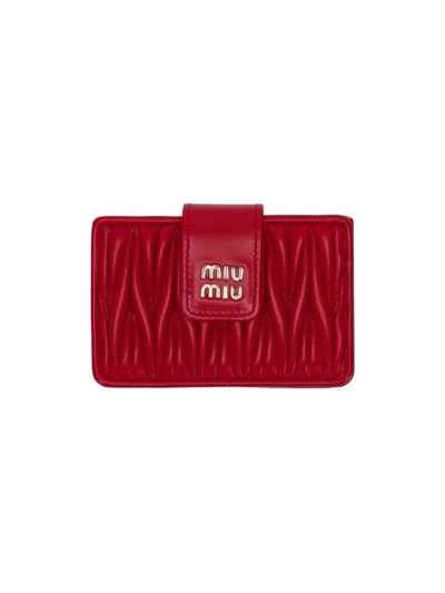 Miu Miu Minuteria Matelasse'miu In Purple
