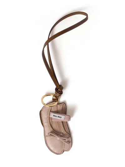 MIU MIU MIU MIU MIU BALLET TRICK KEYCHAIN