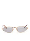 Miu Miu Miu Eyewear Oval Sunglasses In Gold
