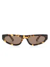 Miu Miu Miu Glimpse Cat-eye Sunglasses In Brown