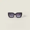 Miu Miu Miu Glimpse Sunglasses In Black