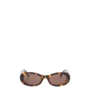 Miu Miu Miu Glimpse Sunglasses In Brown