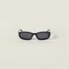 Miu Miu Miu Glimpse Sunglasses In Black