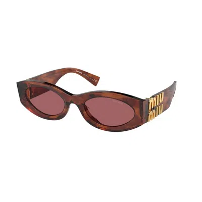 Miu Miu 0mu 11ws Mu 11ws 11q08s In Brown