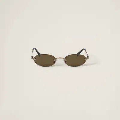 MIU MIU MIU MIU "MIU MIU LOGO" SUNGLASSES