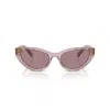 Miu Miu " Logo" Sunglasses In Pink