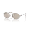 Miu Miu Mu 52ys 1bc10f In Metallic
