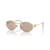 Miu Miu Mu 52ys Zvn20f In Gold
