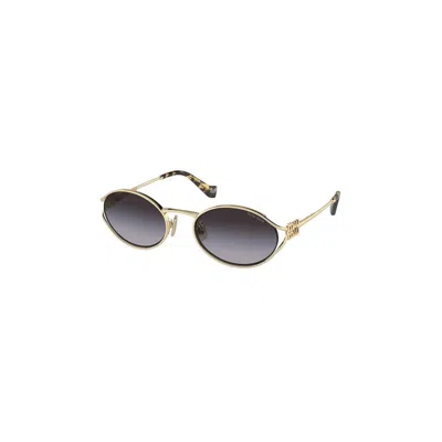 Miu Miu Woman Sunglass Mu 52ys In Grey Gradient