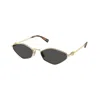 Miu Miu Mu 56zs Gld Shn Gry