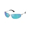 Miu Miu Women's Metallic Sunglasses In Blue