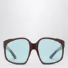 Miu Miu Miu Ombre Chocolate Sunglasses Women In Brown