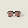 Miu Miu Miu Ombre Sunglasses In Black