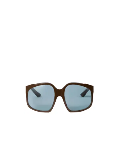 Miu Miu Miu Ombre Sunglasses In Blue