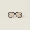 Miu Miu Full Frame Sunglasses In Brown
