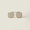 Miu Miu Miu Ombre Sunglasses In Camomile Lenses