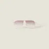 Miu Miu Miu Ombre Sunglasses In Gold