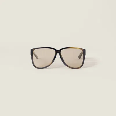 Miu Miu Miu Ombre Sunglasses In Yellow