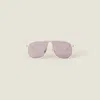 Miu Miu Miu Ombre Sunglasses In Purple