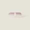 Miu Miu Full Frame Sunglasses In Gray