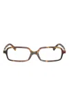 Miu Miu Miu Regard Brille In Brown