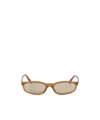Miu Miu Miu Regard Sunglasses In Brown