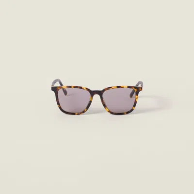 Miu Miu Miu Regard Sunglasses In Brown