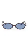 Miu Miu Miu Regard Sunglasses In Black