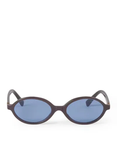 Miu Miu Miu Regard Sunglasses In Indigo Lenses