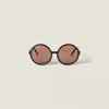 Miu Miu Miu Regard Sunglasses In Black